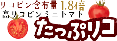 高リコピンミニトマト「たっぷリコ」